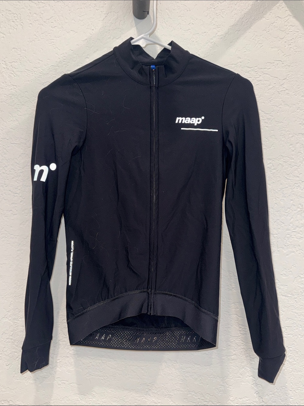 MAAP Women's Black Long-Sleeve Cycling Jersey